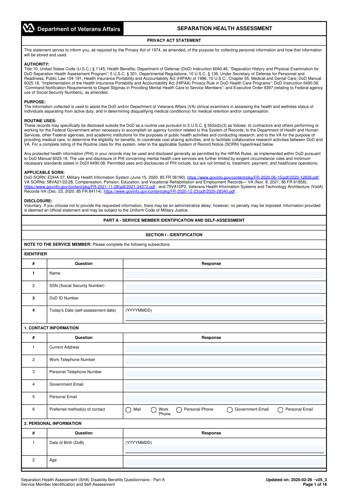 SHA | Instafill PDF Filler
