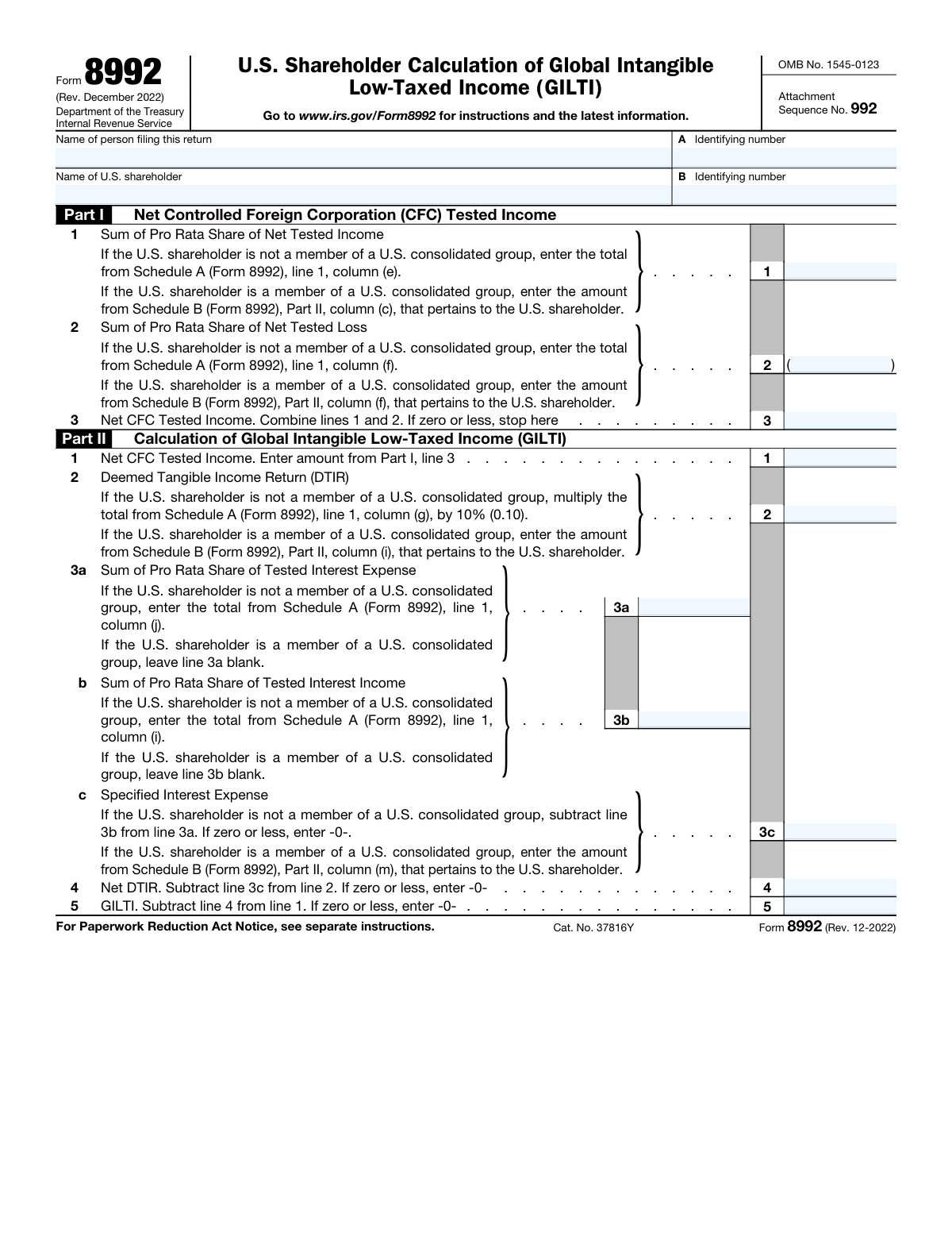 Form 8992, page 1