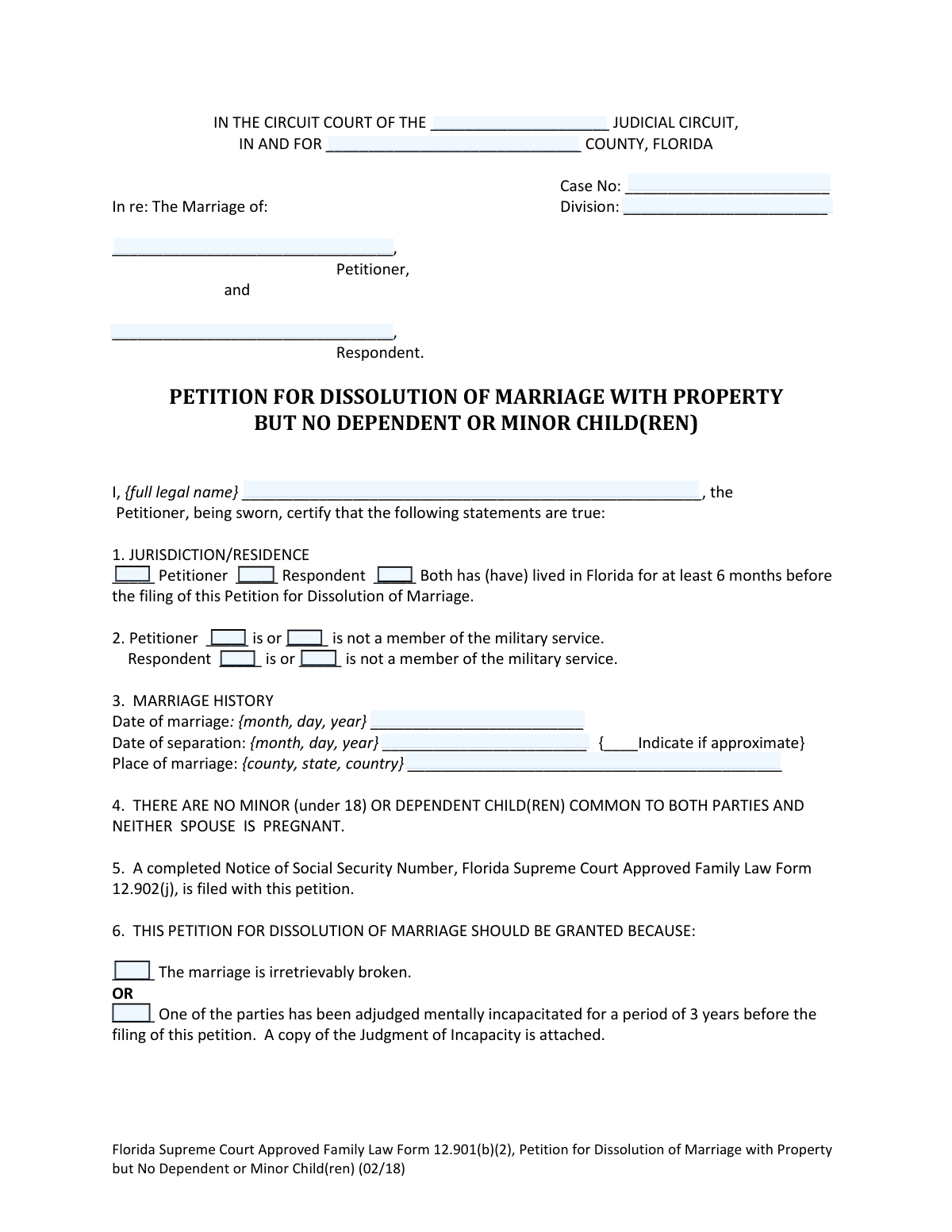 Form 12.901(b)(2), page 1