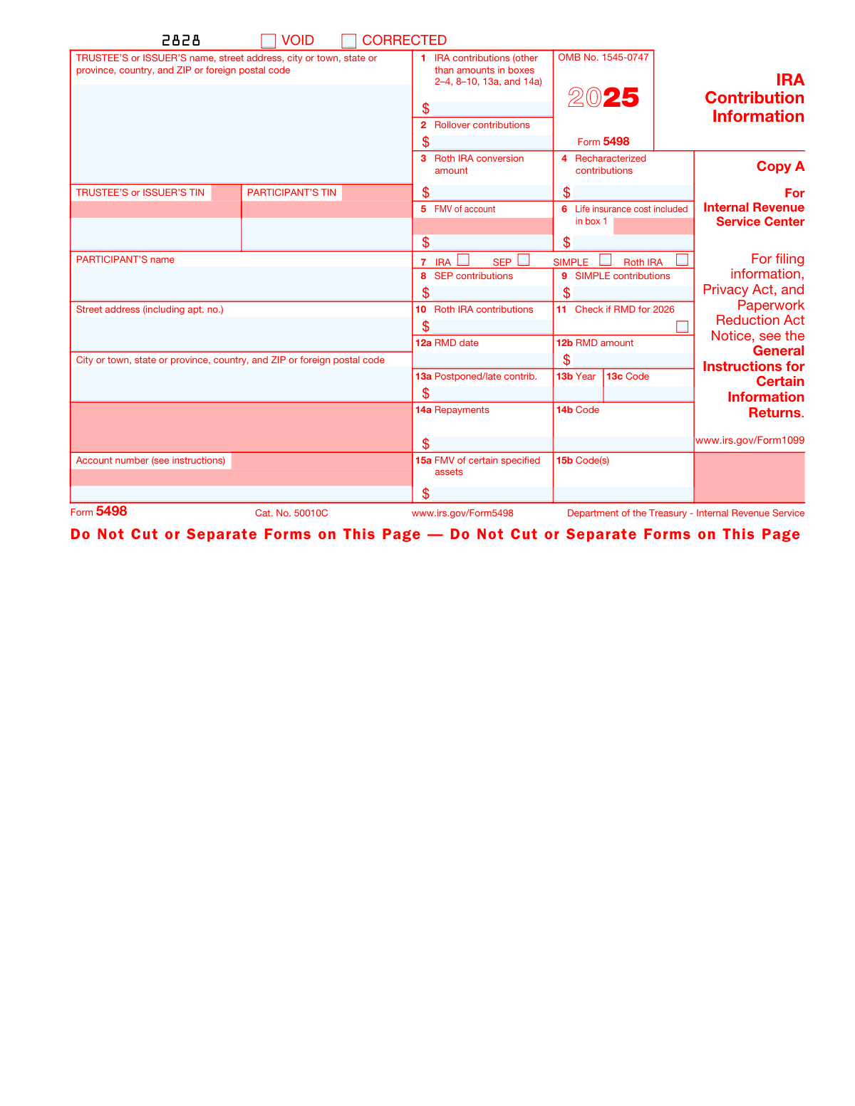 Form 5498, page 1