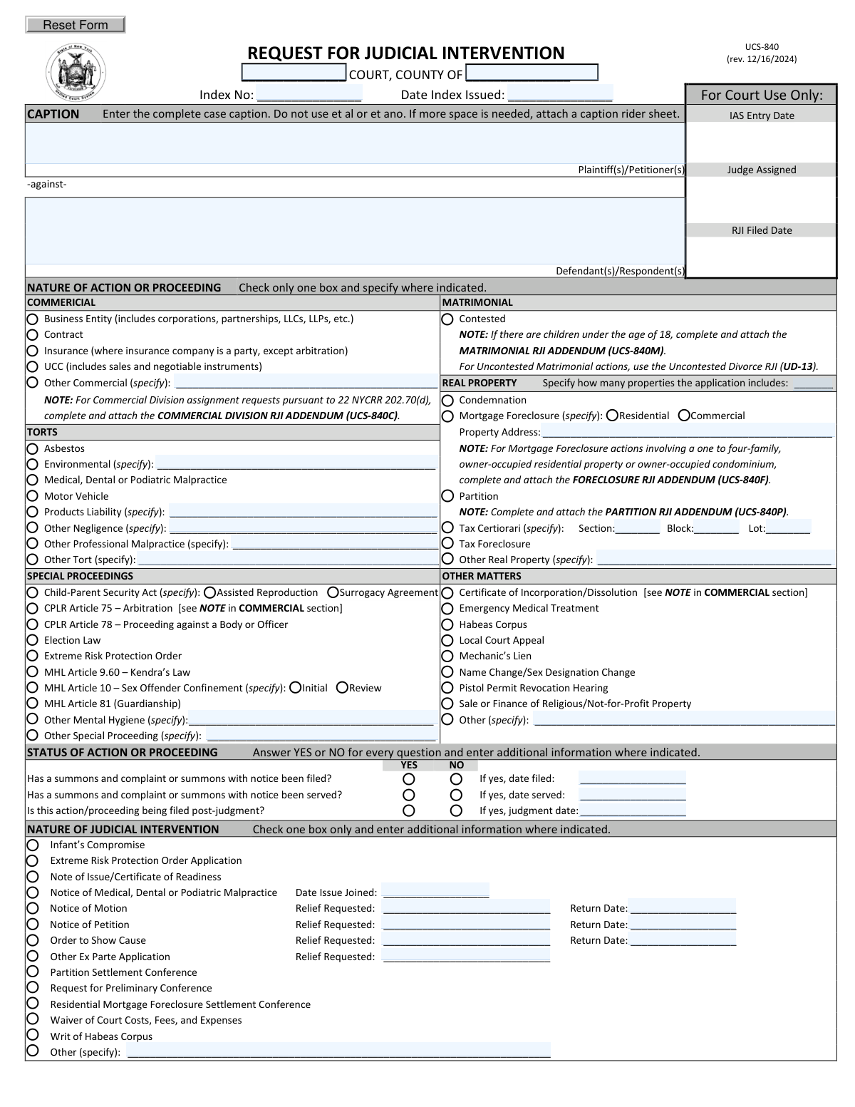 UCS-840, page 1